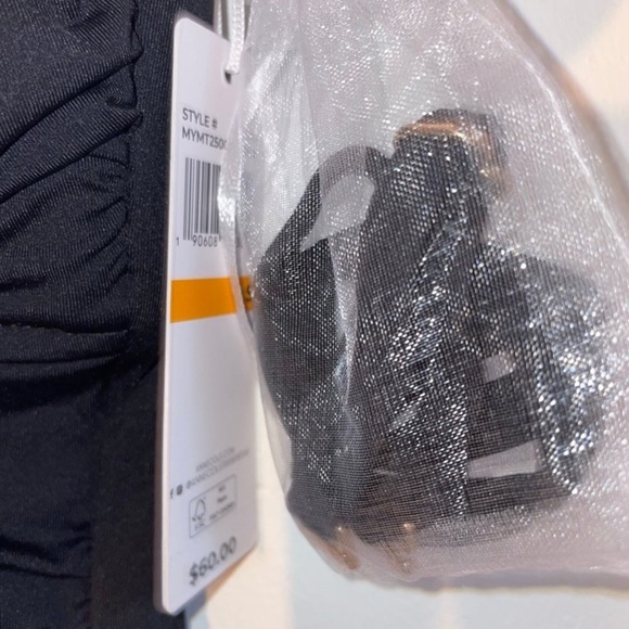 Anne Cole Live in Color Twist Front Bandeau Tankini Top NWT S - Picture 6 of 7